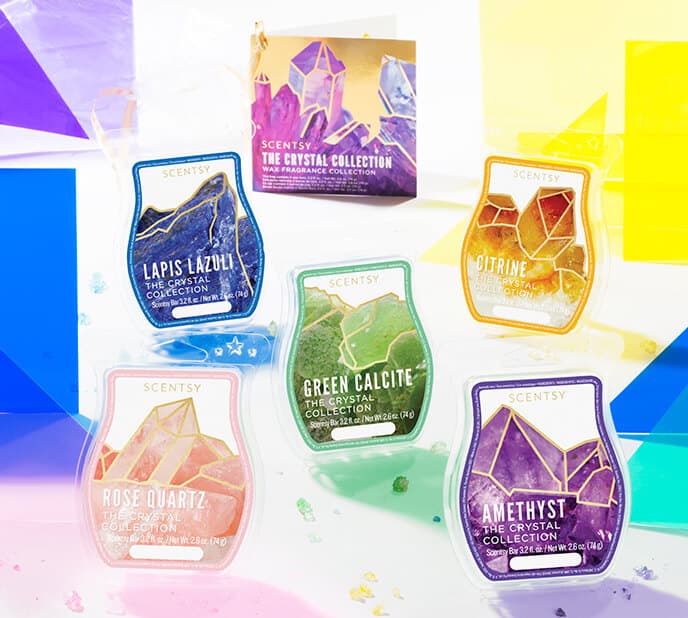 NEW! CRYSTAL SCENTSY WAX BAR FRAGRANCE COLLECTION