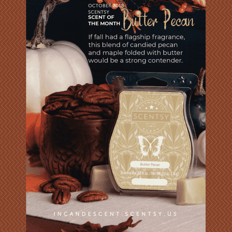 BUTTER PECAN SCENTSY SCENT CIRCLE
