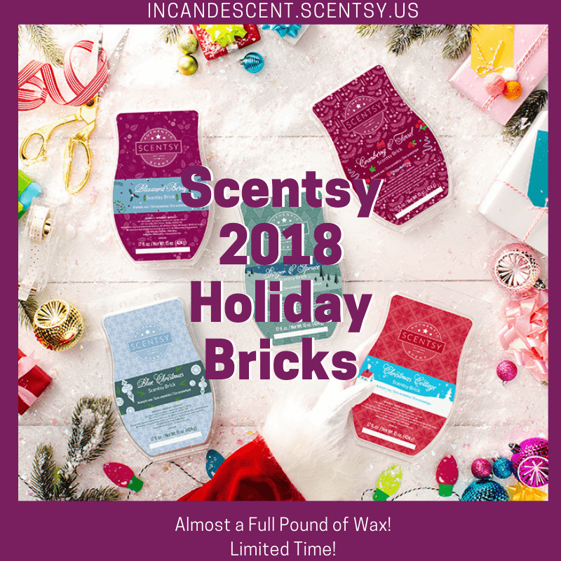 NEW! SCENTSY HOLIDAY / CHRISTMAS 2018 BRICKS Scentsy® Buy Online