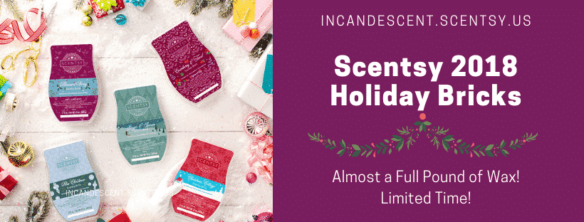 SCENTSY 2018 CHRISTMAS HOLIDAY SCENTSY BRICKS