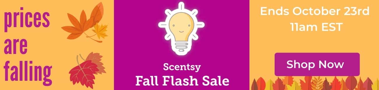 SCENTSY FALL 2019 OCTOBER 21 FLASH SALE INCANDESCENT