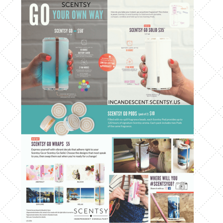 SCENTSY GO...the Portable Scentsy Fragrance Delivery System