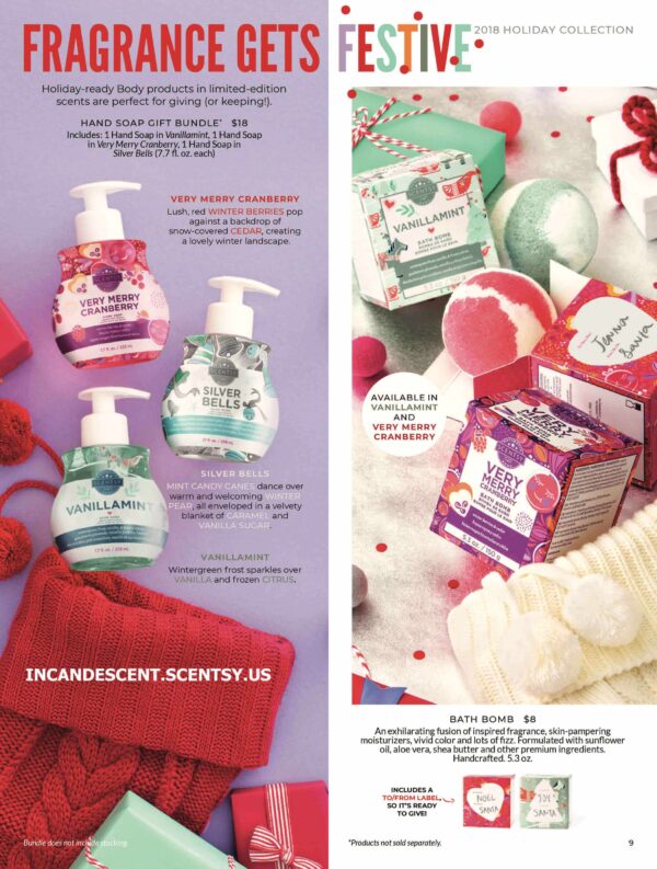 SCENTSY HAND SOAP HOLIDAY GIFT BUNDLE