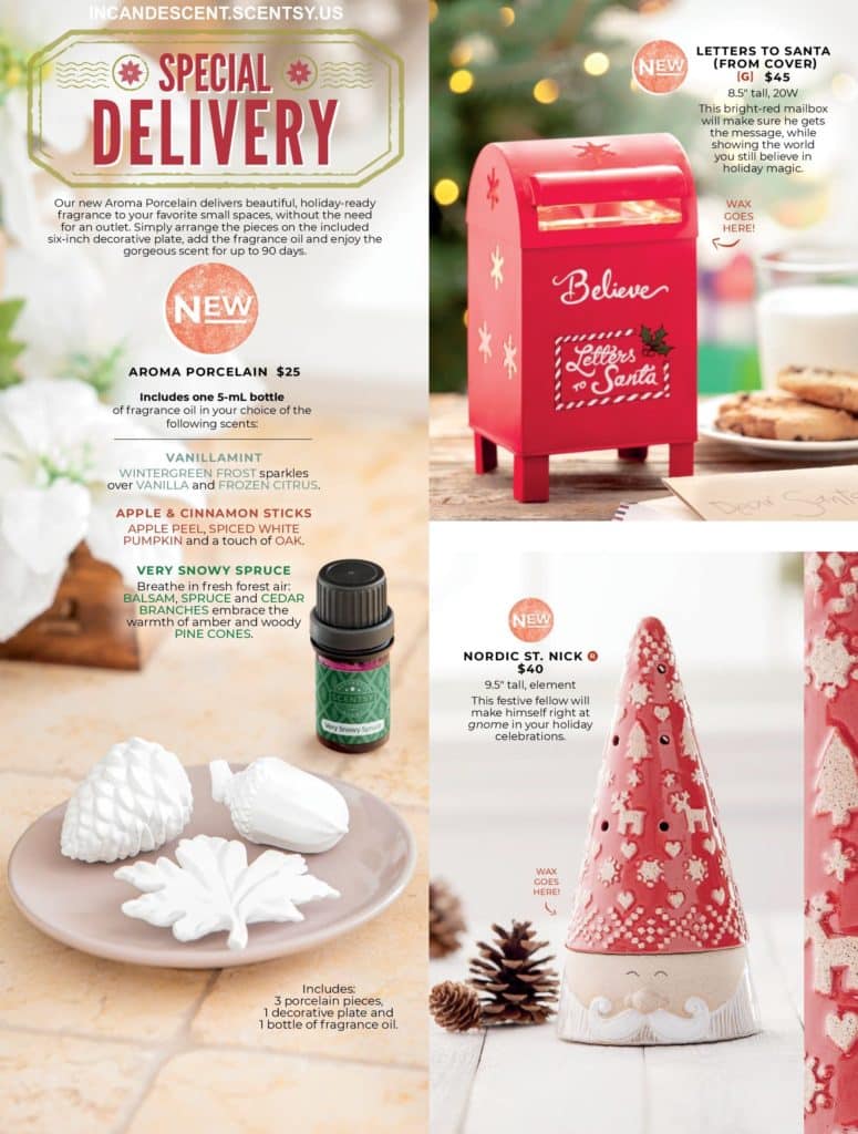 NEW! SCENTSY HOLIDAY 2019 OILS 3 PACK