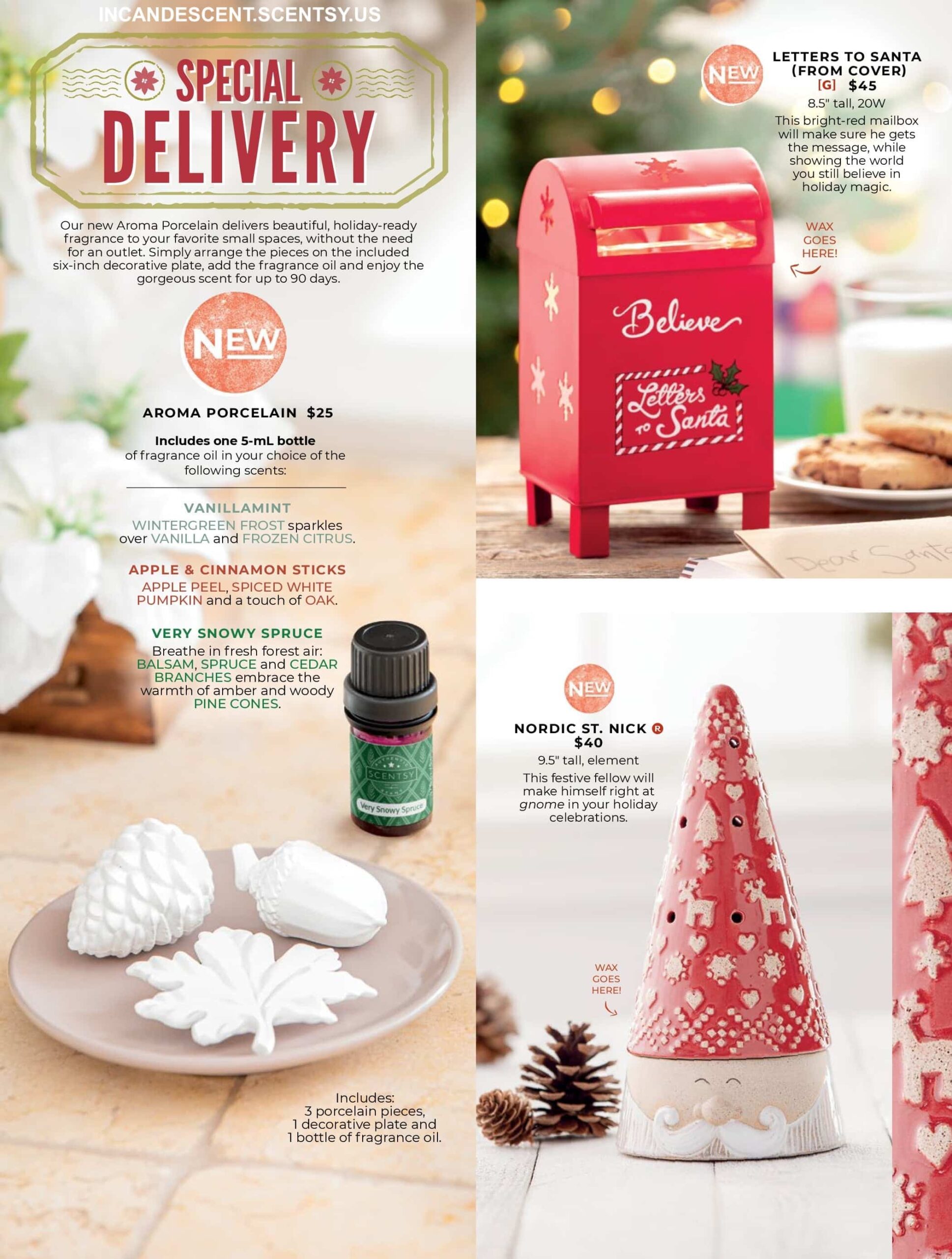 SCENTSY ADVENT CALENDAR 12 DAYS OF SCENTSY CHRISTMAS HOLIDAY 2020