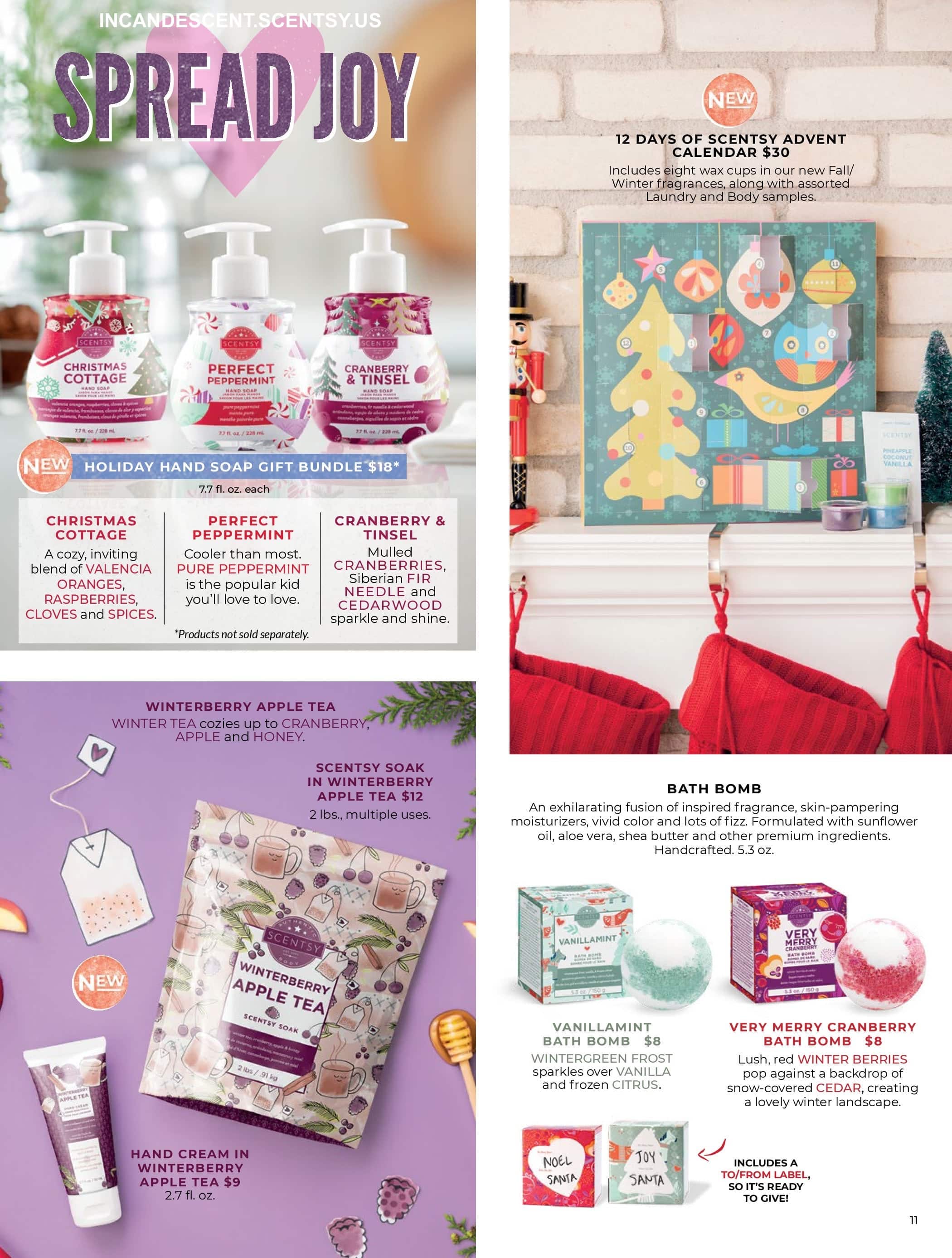 SCENTSY ADVENT CALENDAR | 12 DAYS OF SCENTSY CHRISTMAS | HOLIDAY 2019 | Scentsy® Online Store ...