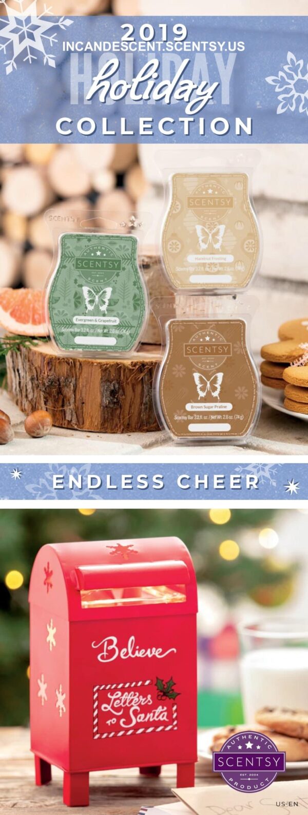 NEW! SCENTSY HOLIDAY 2019 OILS 3 PACK