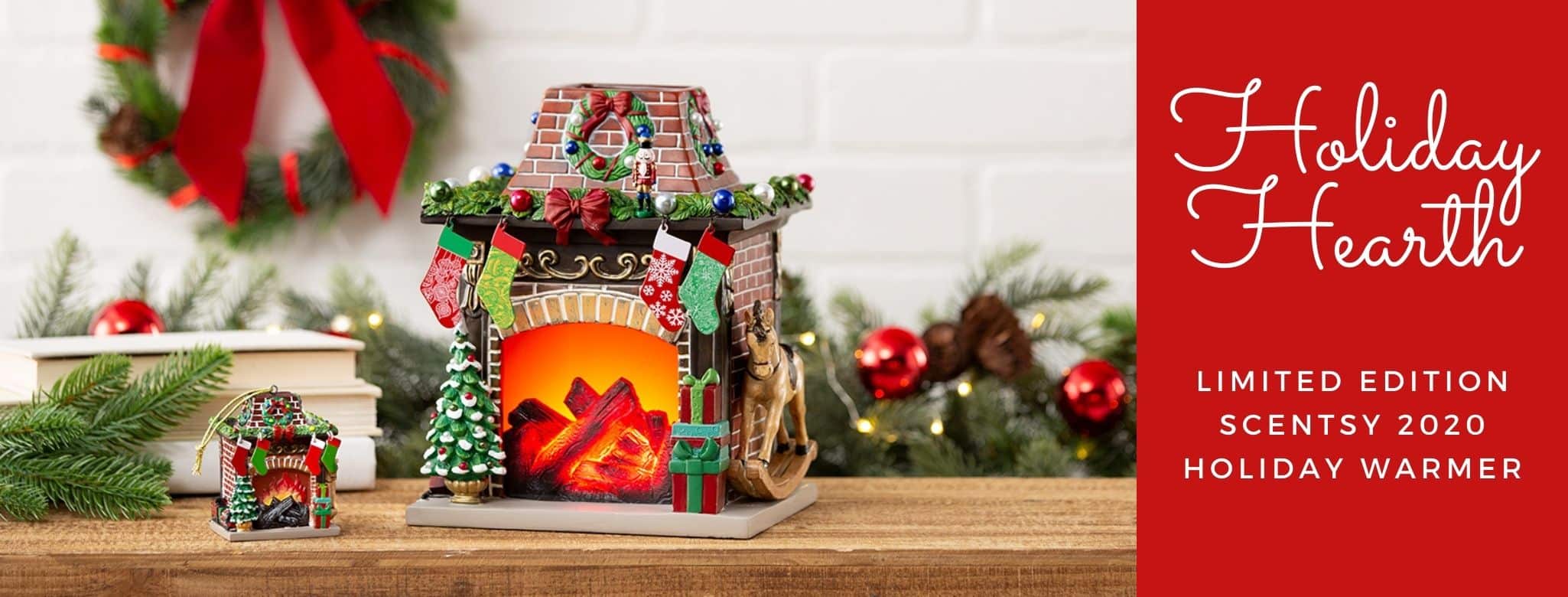 SCENTSY HOLIDAY HEARTH WARMER 2020 LIMITED EDITION