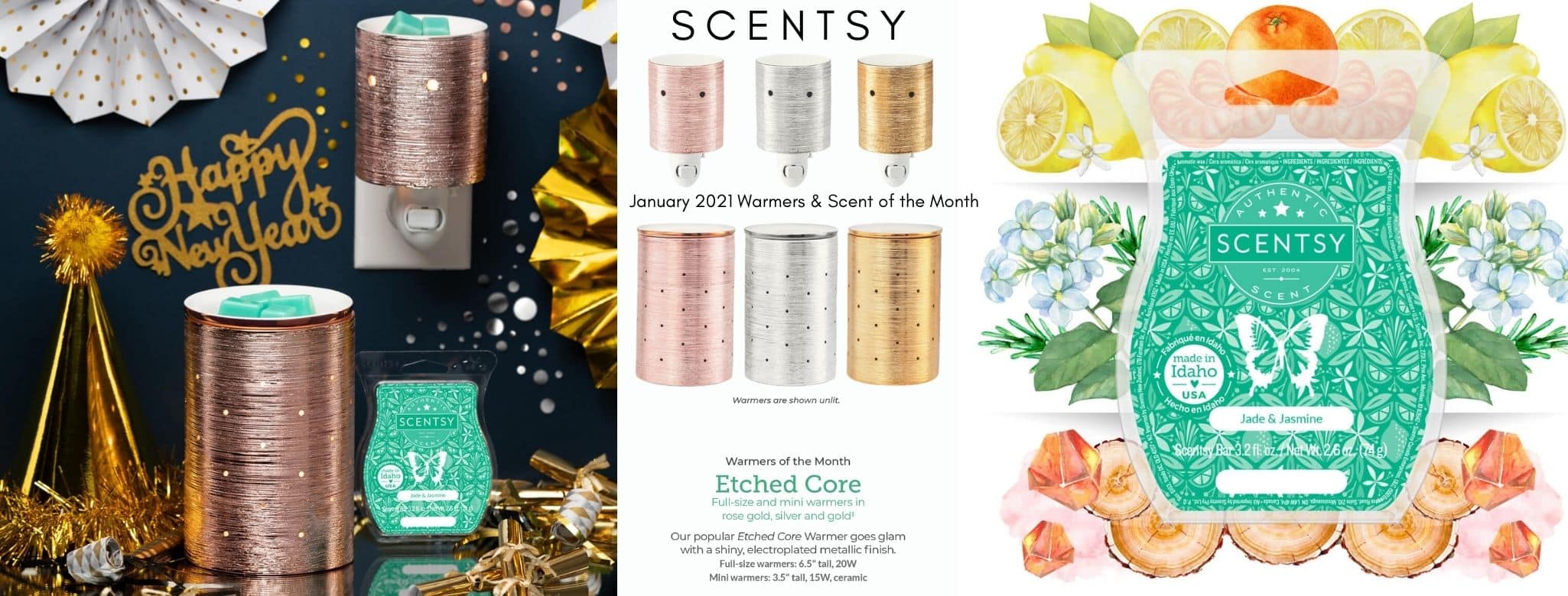 SCENTSY JANUARY 2021 WARMER SCENT OF THE MONTH