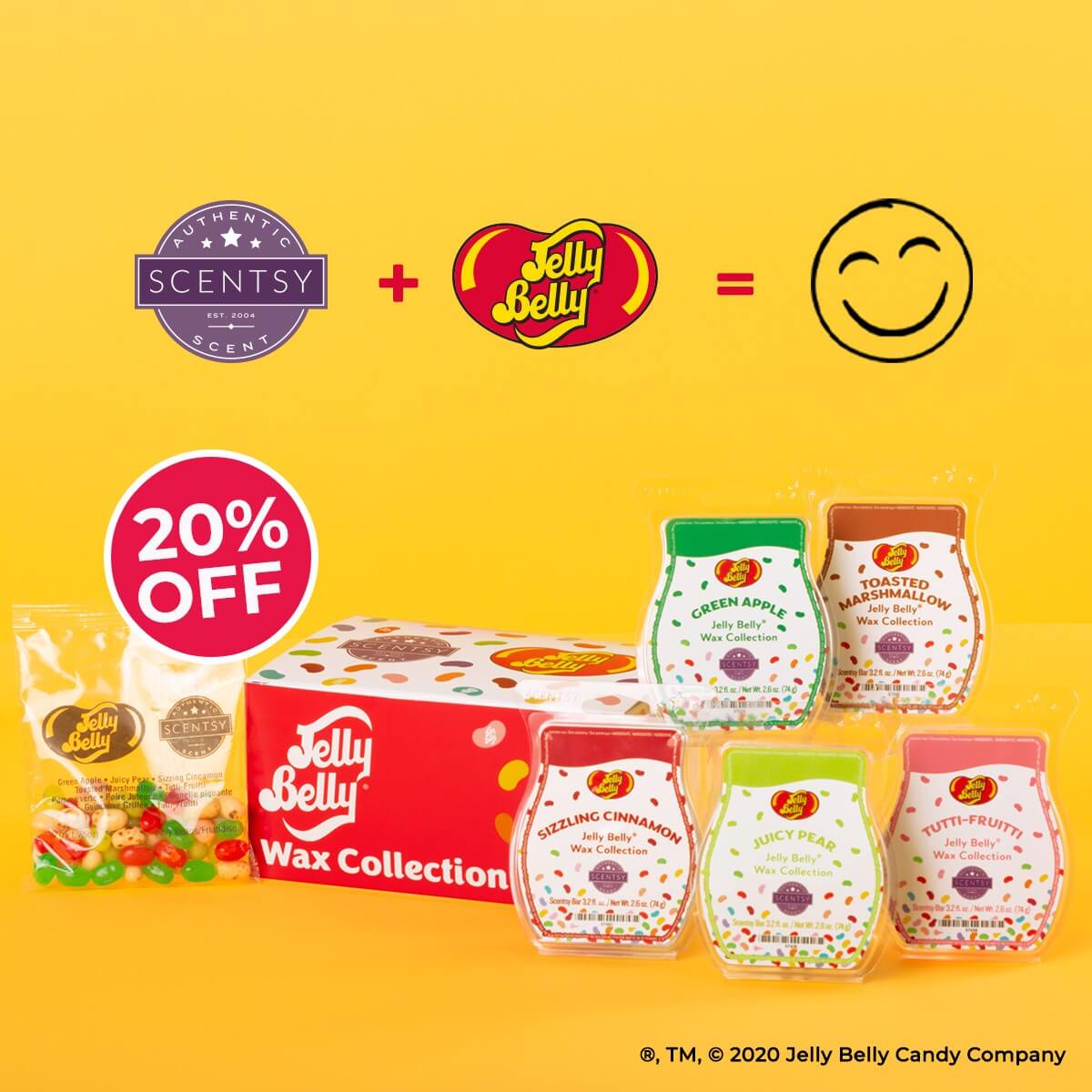 SCENTSY JELLY BELLY COLLECTION 20%