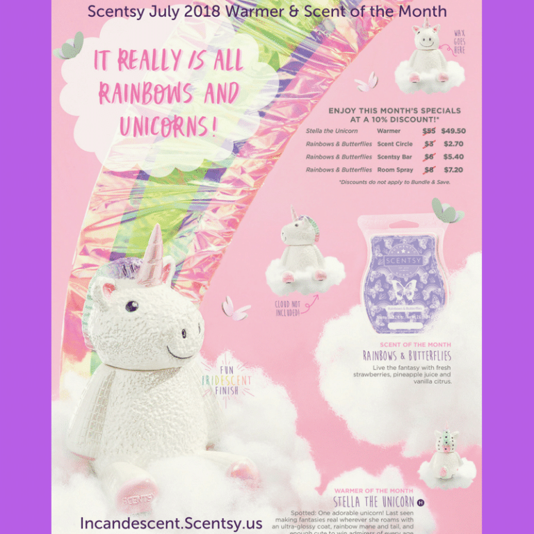 scentsy blue unicorn
