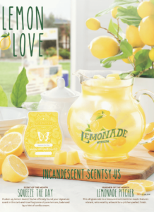 SCENTSY LEMONADE PITCHER JUNE 2019 WARMER & SCENT OF THE MONTH