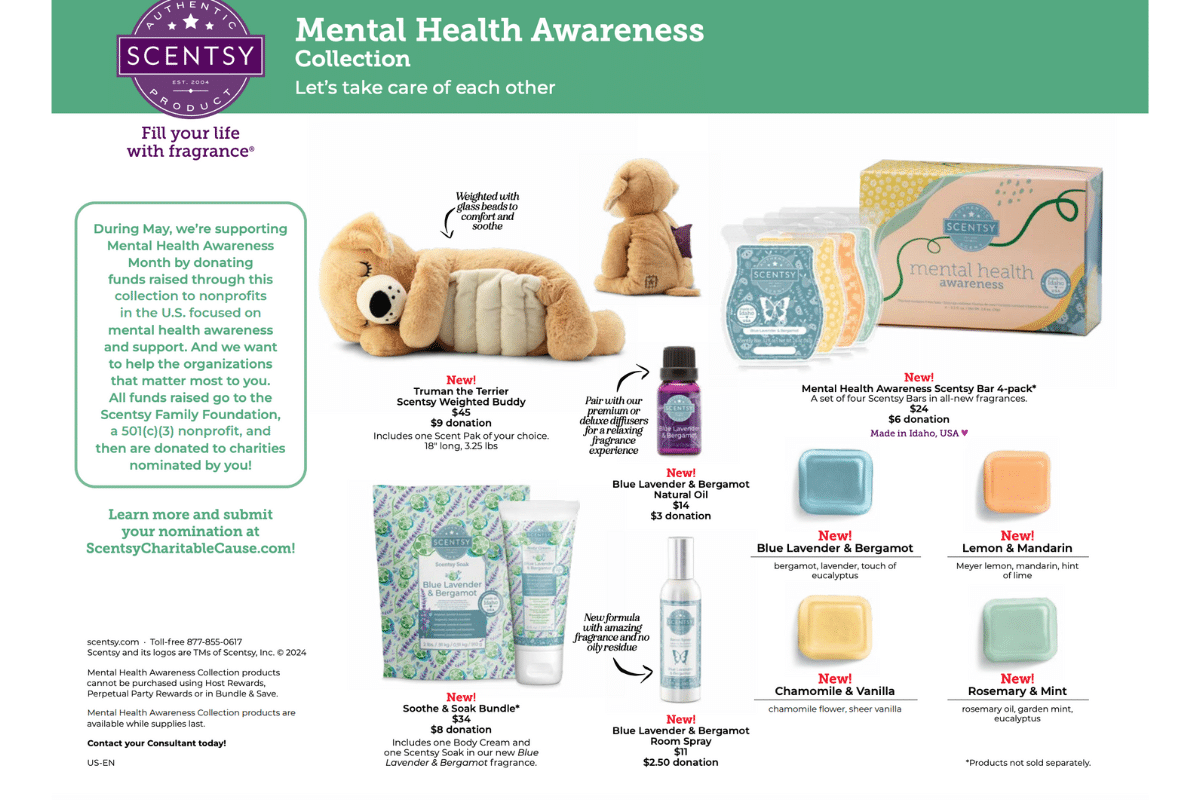 Scentsy Mental Health Awareness Collection | Shop 5/1