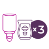 SCENTSY MINI SYSTEM 3 BARS | SCENTSY SYSTEM - WARMER / NIGHTLIGHT WARMER & 3 BARS - COMBINE & SAVE | Shop Scentsy | Incandescent.Scentsy.us SCENTSY MINI SYSTEM 3 BARS| SCENTSY SYSTEM - WARMER / NIGHTLIGHT WARMER & 3 BARS - COMBINE & SAVE | Shop Scentsy | Incandescent.Scentsy.us