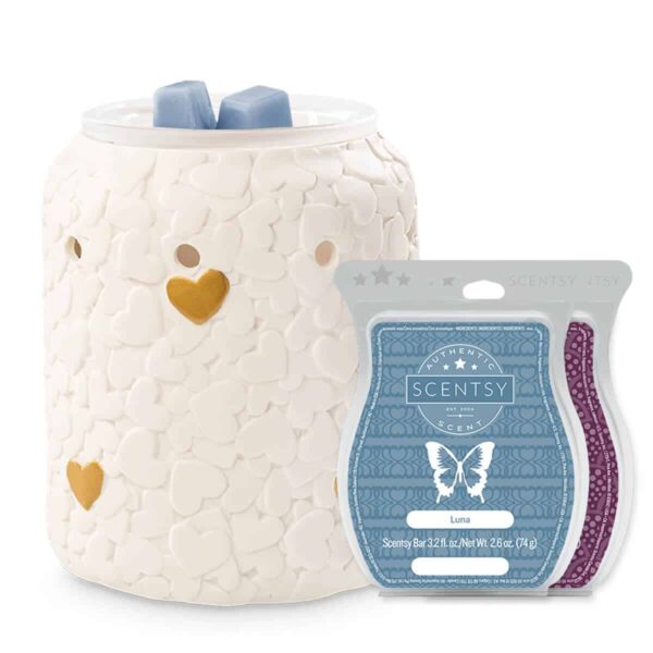 LOVE ABOUNDS SCENTSY WARMER BUNDLE