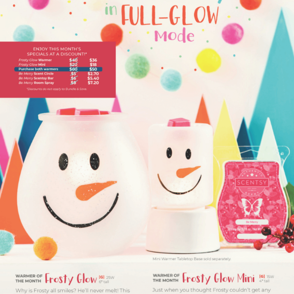 FROSTY GLOW SCENTSY WARMER