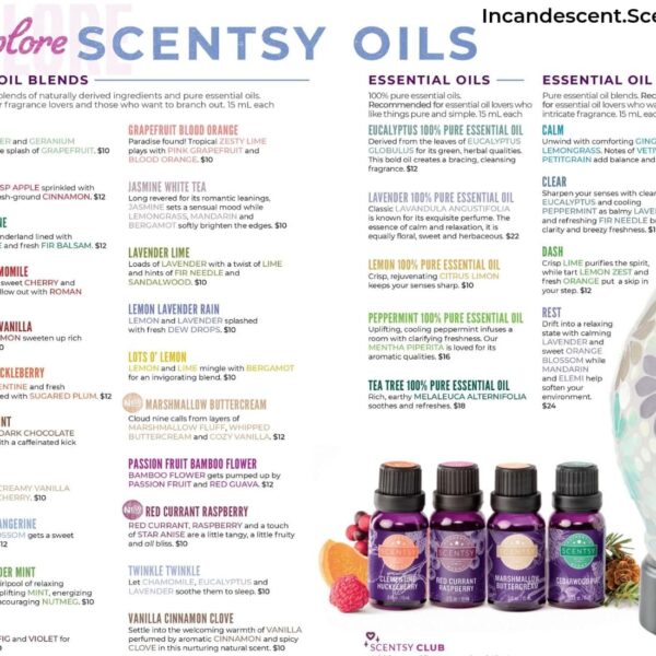 SCENTSY OILS FALL 2019