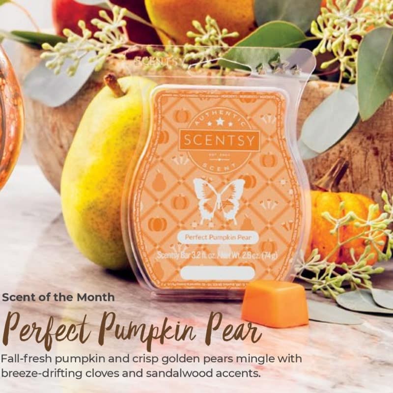 SCENTSY PERFECT PEAR FRAGRANCE - OCTOBER 2019 SCENT