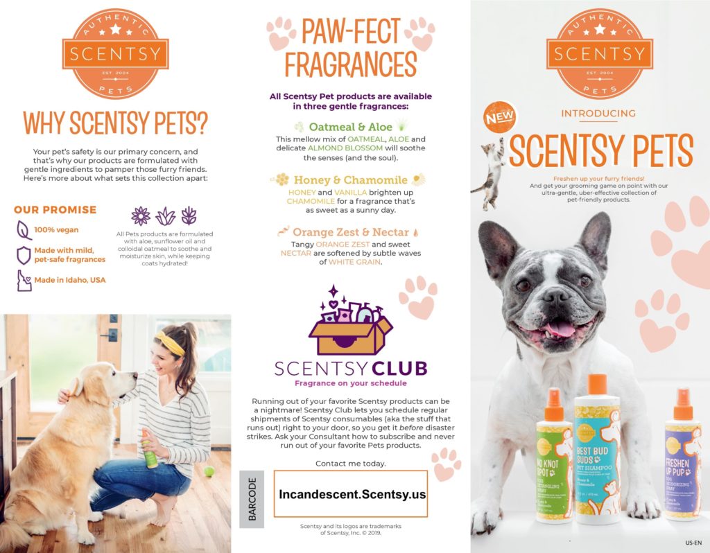 Orange Zest & Nectar Scentsy Dog Shampoo