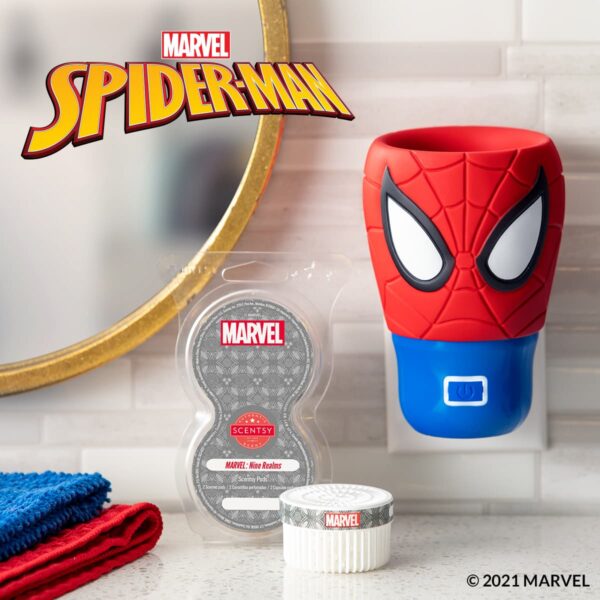 SCENTSY SPIDERMAN WALL FAN DIFFUSER PODS