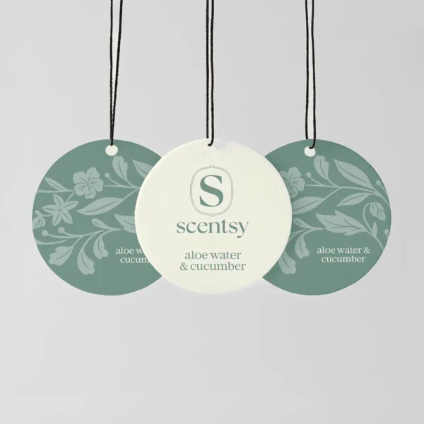 Aloe Water & Cucumber Scentsy Scent Circle 3 Pack Bundle