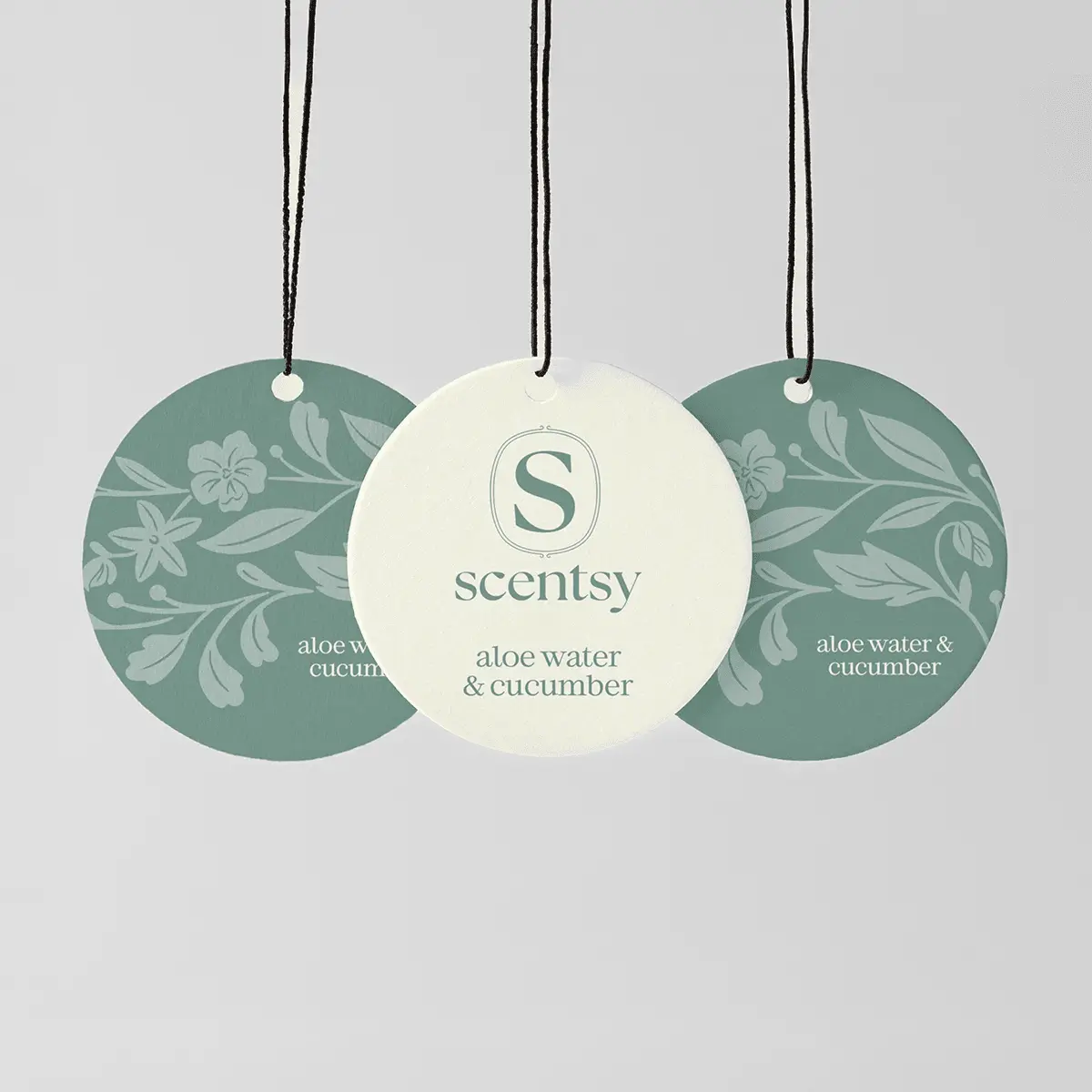 Aloe Water & Cucumber Scentsy Scent Circle 3 Pack Bundle