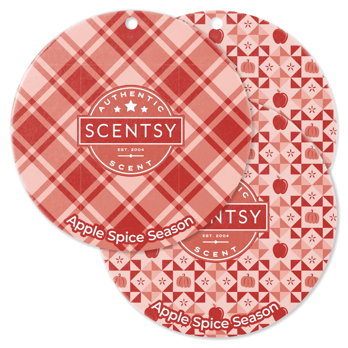 Scentscentcircleapplespiceseasontwosidedisor1Fw24Pws_Highres Apple Spice Season 3 Pack Scentsy Scent Circles