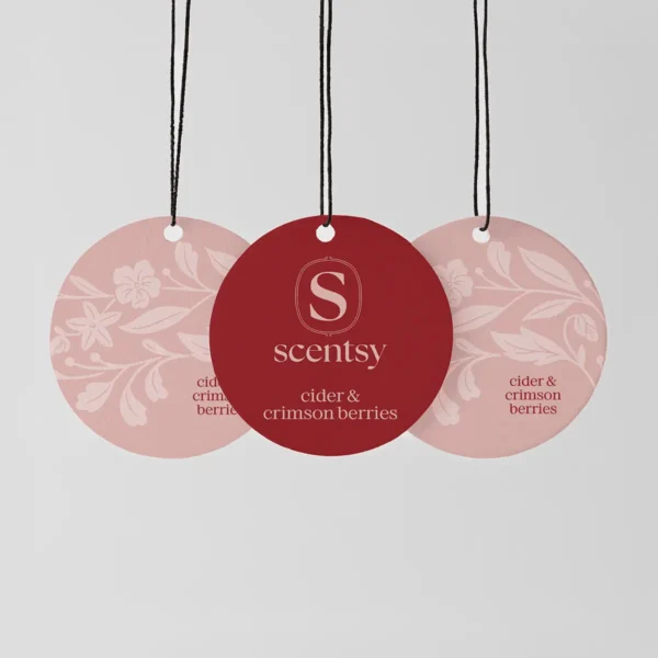 Cider & Crimson Berries Scentsy Scent Circle 3 Pack