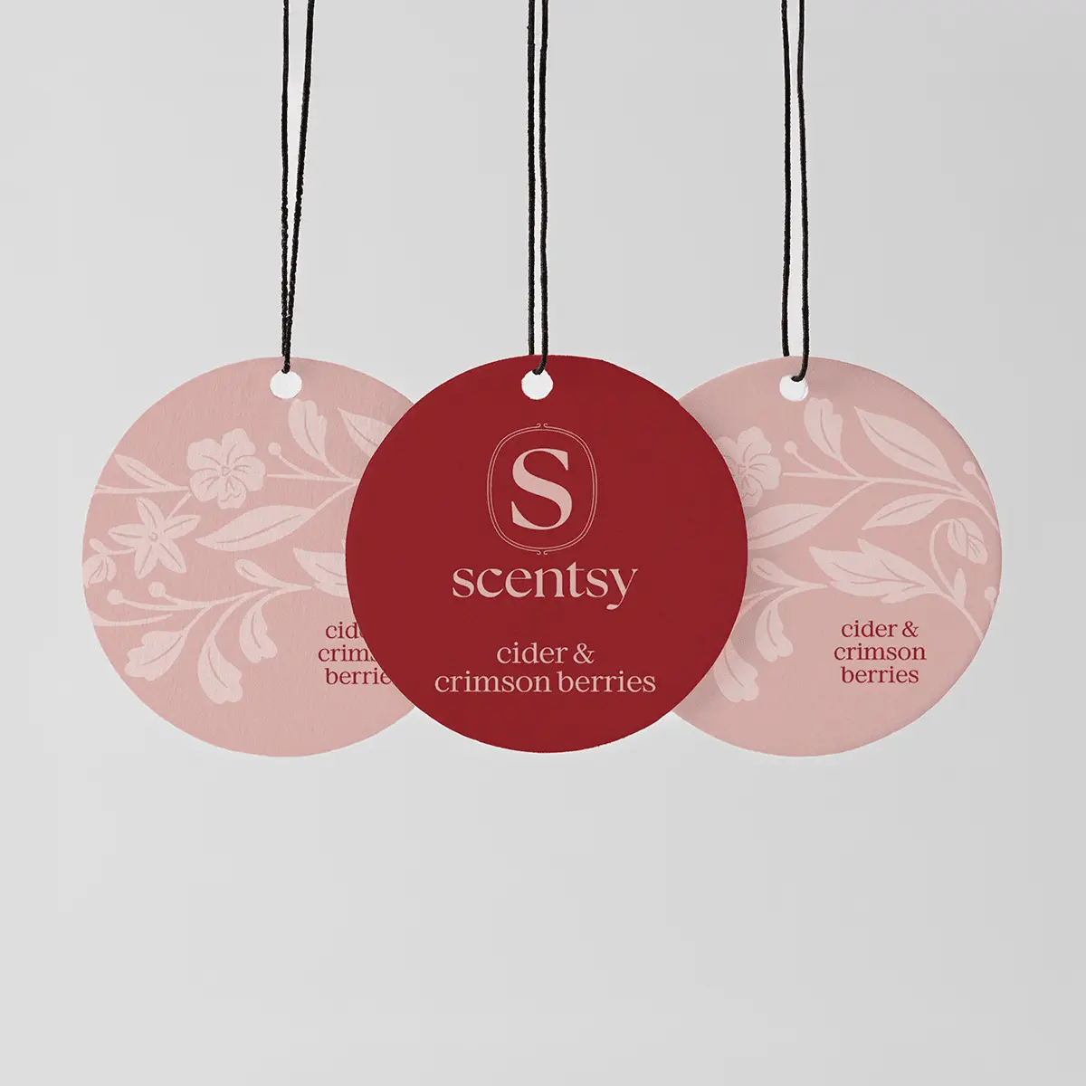 Cider & Crimson Berries Scentsy Scent Circle 3 Pack