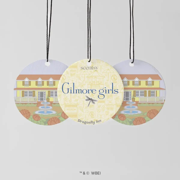 Scentscentcirclegilmoregirlsdragonflyinn3Packdoublesidedpackshotr12026Pws_Highres Gilmore Girls™ Scentsy Scent Circle 4 Pack