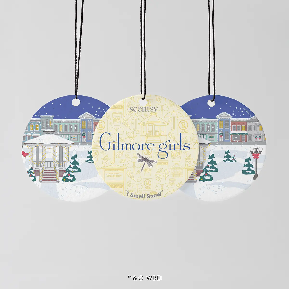 Scentscentcirclegilmoregirlsismellsnow3Packdoublesidedpackshotr12026Pws_Highres Gilmore Girls™ Scentsy Scent Circle 4 Pack
