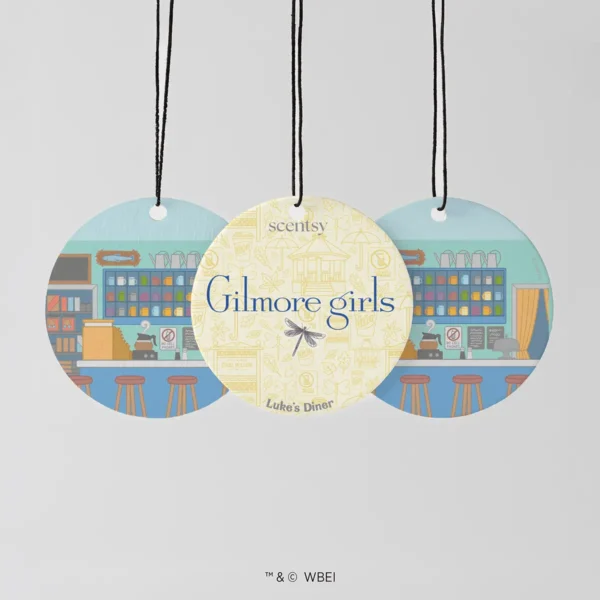 Scentscentcirclegilmoregirlslukesdiner3Packdoublesidedpackshotr12026Pws_Highres Gilmore Girls™ Scentsy Scent Circle 4 Pack