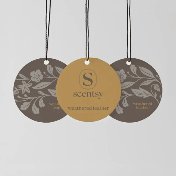 Weathered Leather Scentsy Scent Circle 3 Pack Bundle