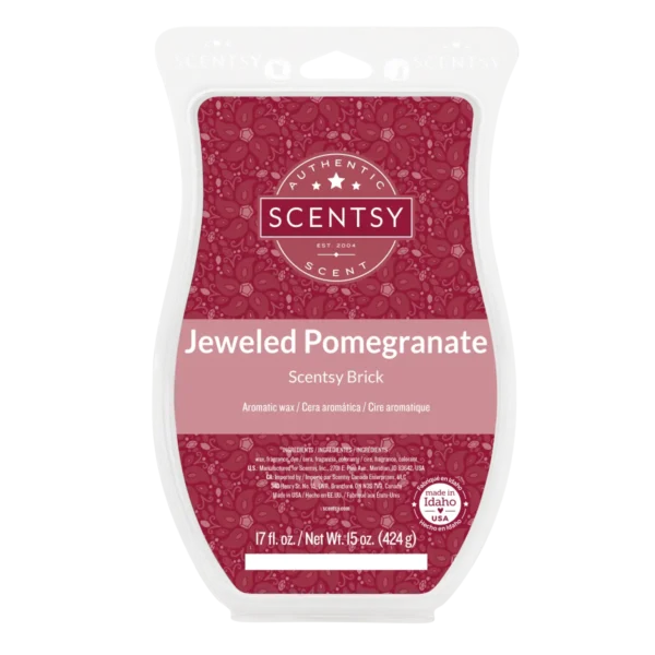 Jeweled Pomegranate Scentsy Brick | Holiday 2026