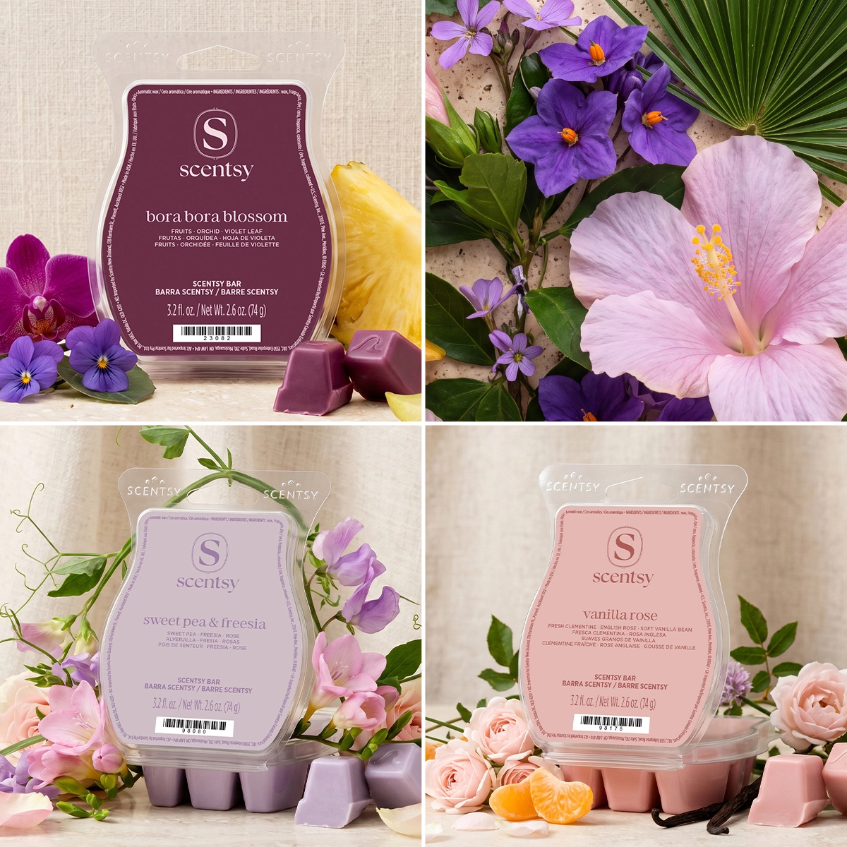 Blooming Bouquet 3 Scentsy Bar Bundle