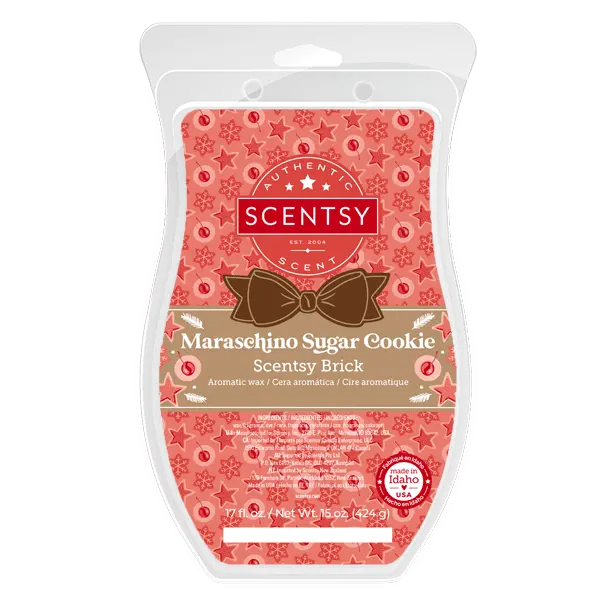SCENTWaxBrickMaraschinoSugarCookieISOR13FW22PWS Maraschino Sugar Cookie Scentsy Brick