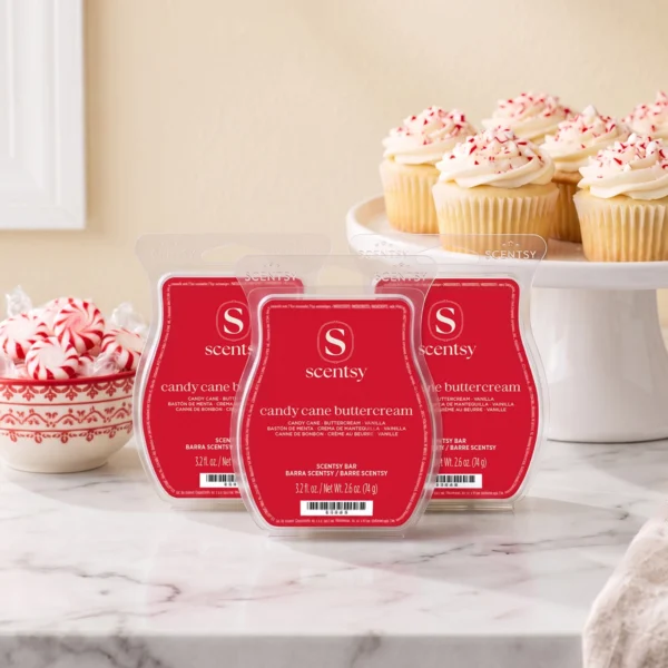Candy Cane Buttercream 3 Scentsy Bar Bundle