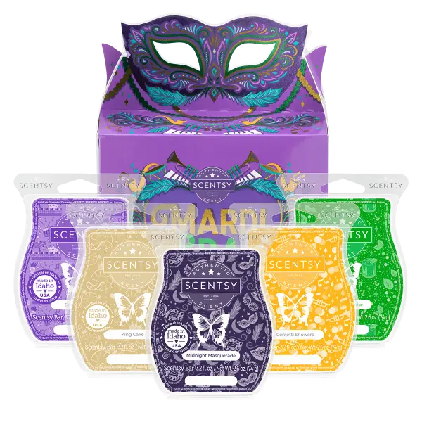 Mardi Gras Scentsy Wax Collection Bundle