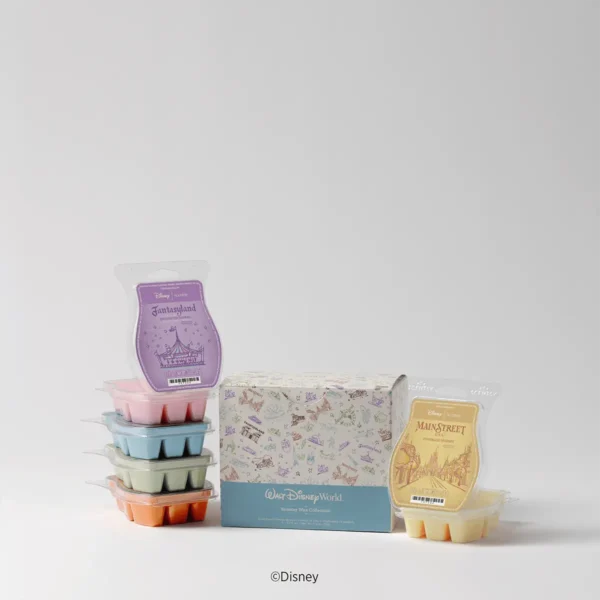 SCENTWaxCollectionWDWLandsPACKSHOTR132026PWS_highres (1) Walt Disney World Magic Kingdom Scentsy Wax Collection