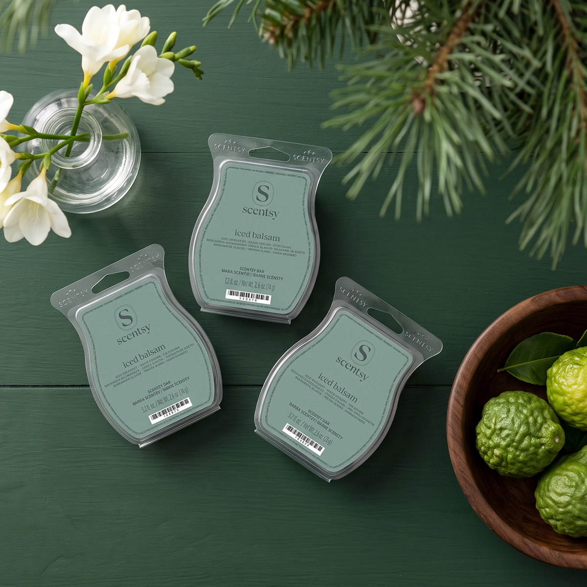Iced Balsam 3 Scentsy Bar Bundle