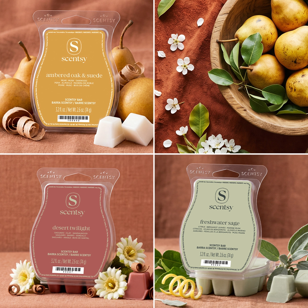 Scentwaxnature5R12026_Highres Nature Scents 3 Scentsy Bar Bundle