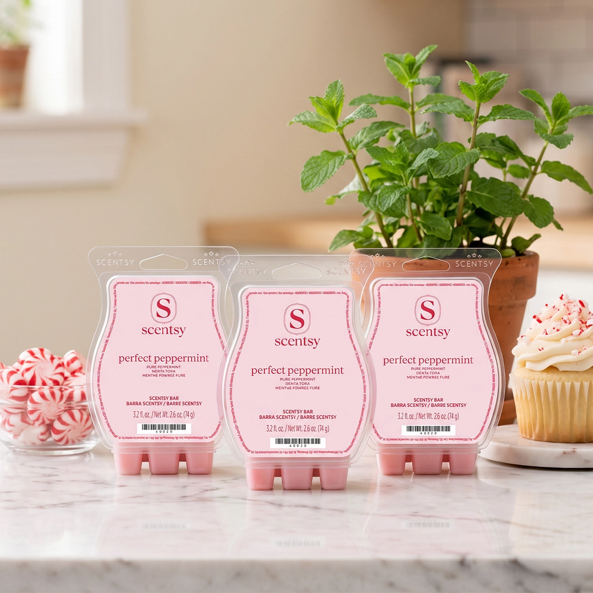 Perfect Peppermint 3 Scentsy Bar Bundle