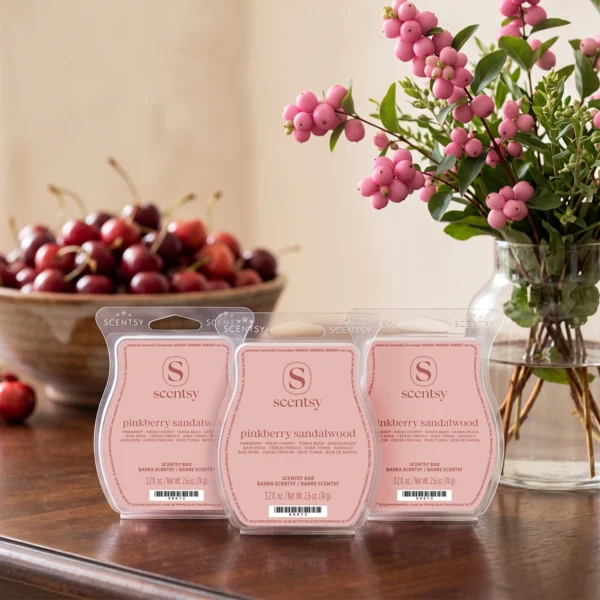 SCENTWaxPinkberrySandalwood18769dbd0d14543c9b30145e8699762f9_highres Pinkberry Sandalwood 3 Scentsy Bar Bundle