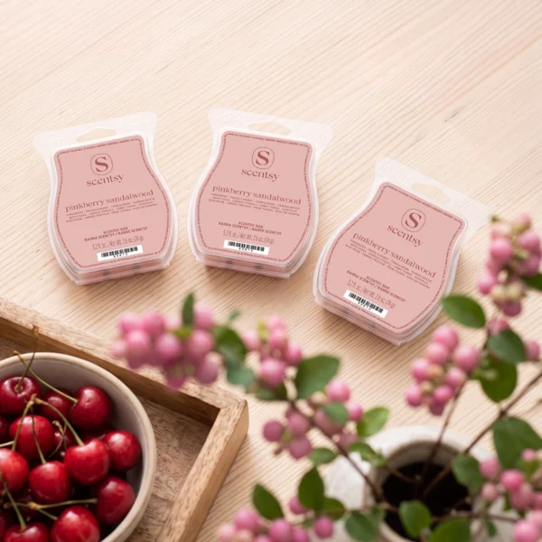 Scentwaxpinkberrysandalwood2_Highres Pinkberry Sandalwood 3 Scentsy Bar Bundle