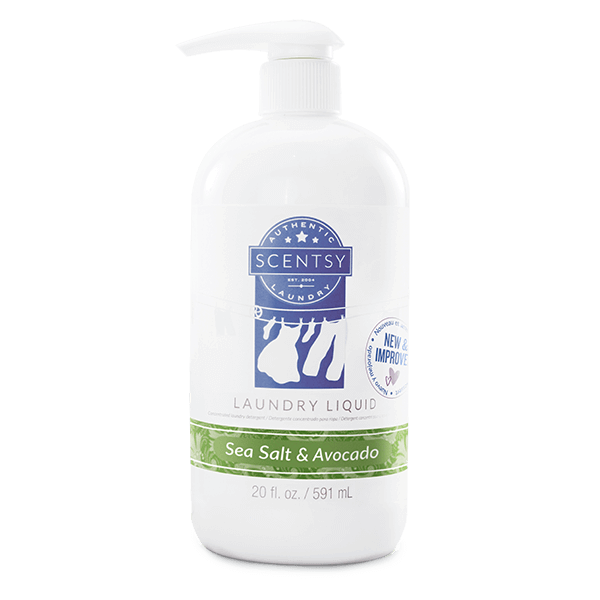 SEA SALT & AVOCADO SCENTSY LAUNDRY LIQUID