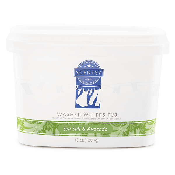 SEA SALT & AVOCADO SCENTSY WASHER WHIFFS TUB