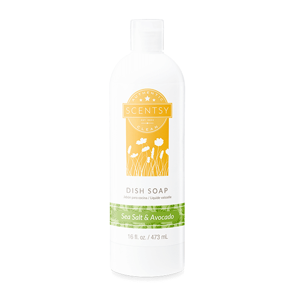 SEA SALT & AVOCADO SCENTSY KITCHEN DISH SOAP