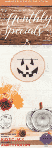 SCENTSY SEPTEMBER 2018 WARMER & SCENT OF THE MONTH - RUSTIC JACK SCENTSY WARMER & AMBER HOLLOW SCENTSY FRAGRANCE