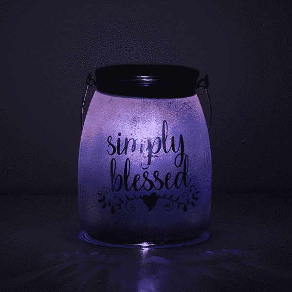 SIMPLY BLESSED SCENTSY WARMER GLOW DARK