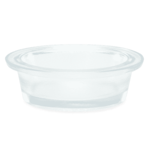 SMALL CLEAR GLASS SCENTSY REPLACEMENT DISH